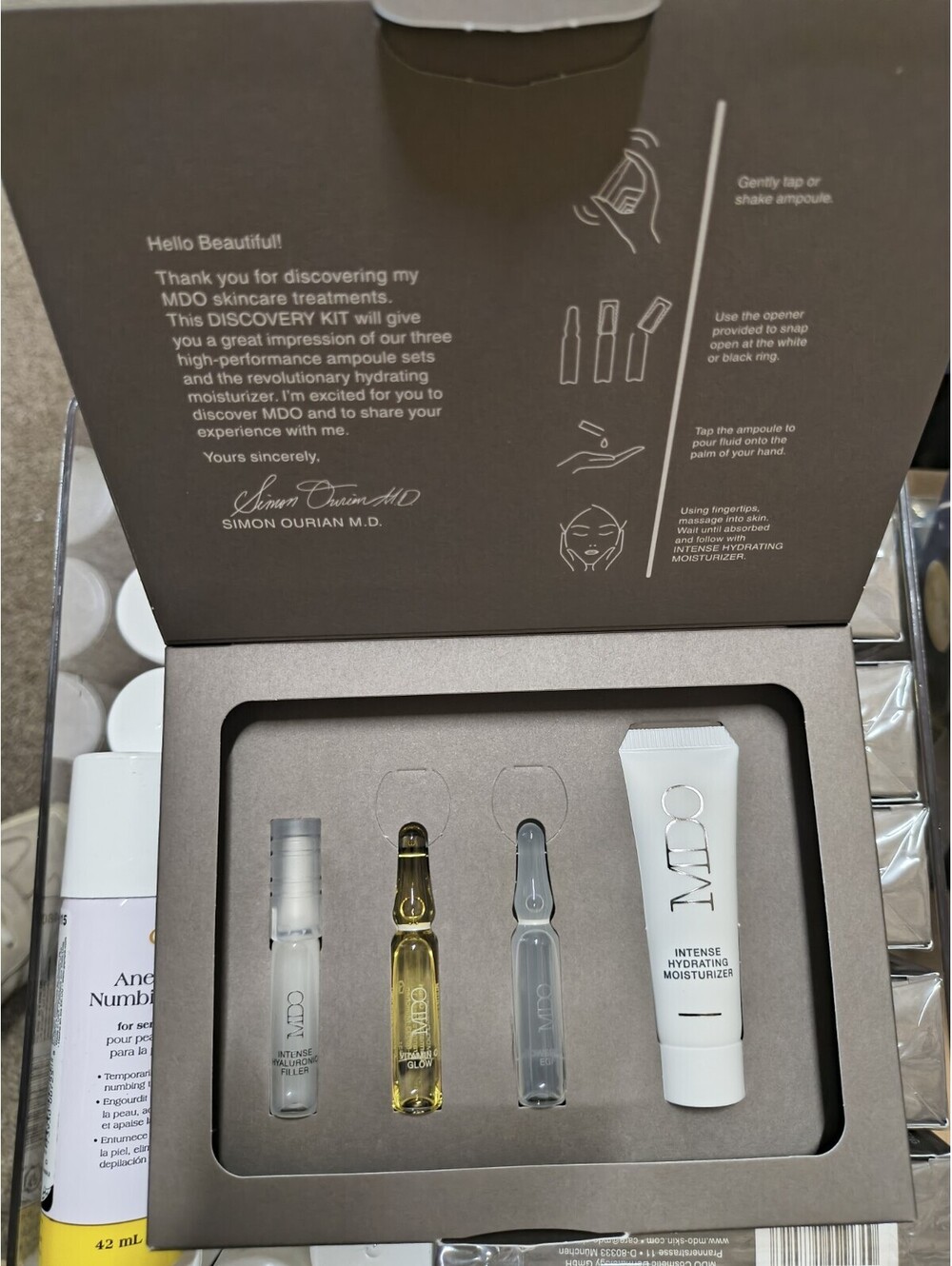 MDO skincare Simon Pirian M.D DISCOVERY KIT Vitamin C, Moisturiser, EGF, [COPY]